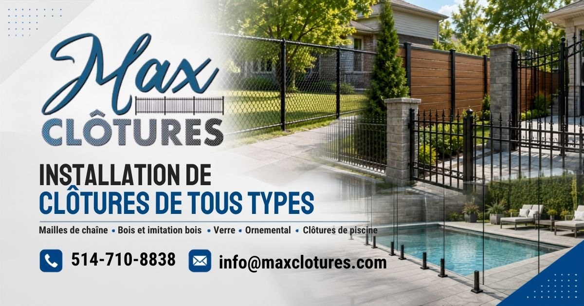 Bannière Max Clôtures